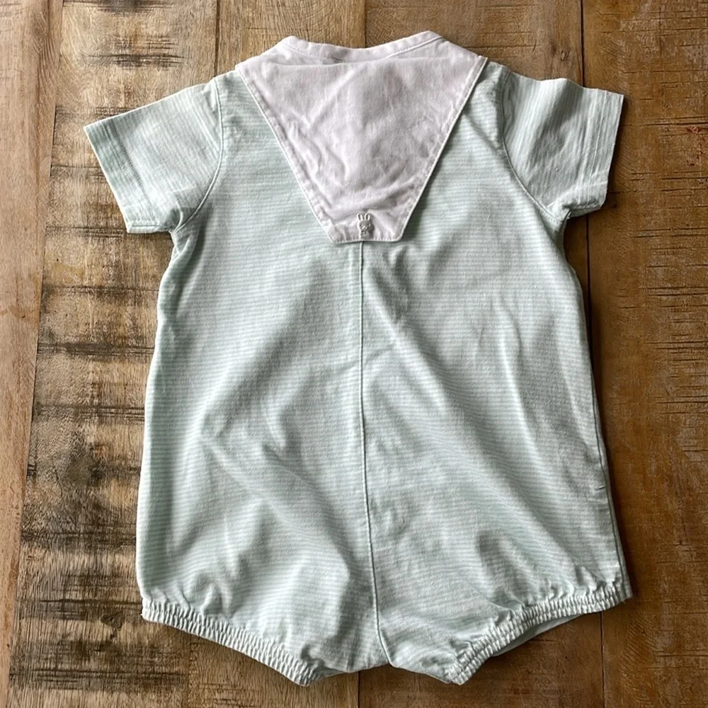 Vintage Buster Brown bunny romper 6/9m